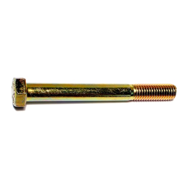 Midwest Fastener Grade 8, 1/2"-13 Hex Head Cap Screw, Zinc Yellow Steel, 4-1/2 in L, 10 PK 00732 - main
